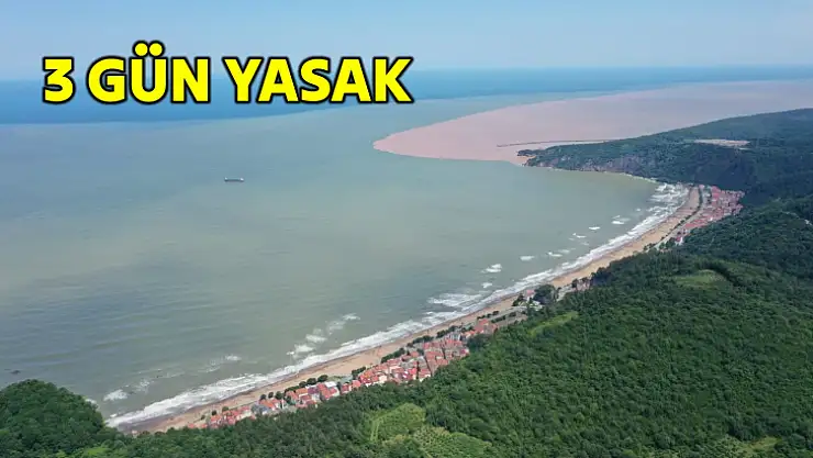 Denize girmek yasaklandı