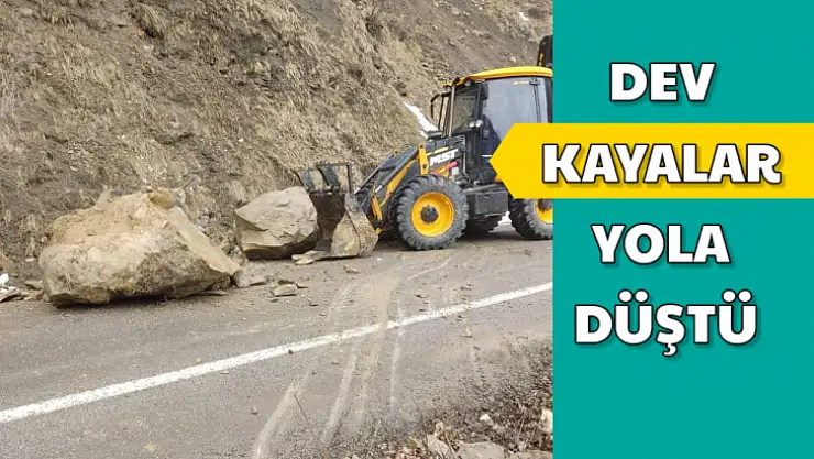 Dev kayalar yola düştü
