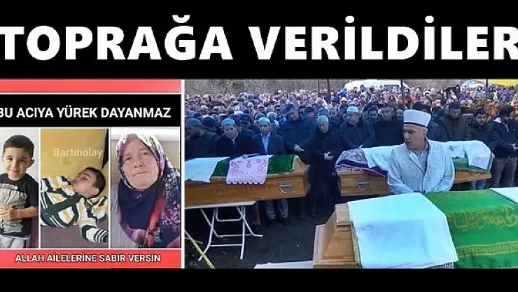 Dua ve gözyaşları arasında defnedildiler