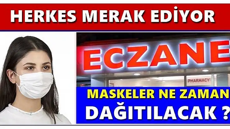Eczacılardan maske açıklaması