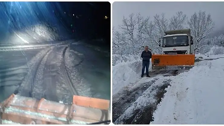 Ekipler gece gündüz çalışıyor, yollar açılıyor