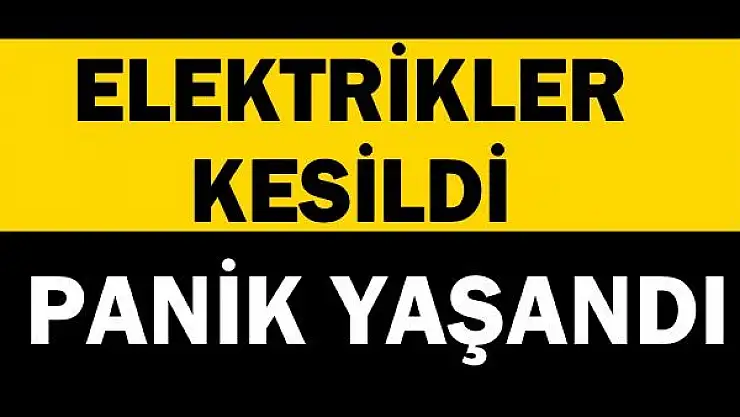 Elektrikler dün akşam neden kesildi?