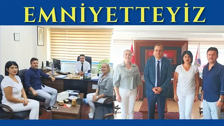 Emniyet müdürü Korkmaz'a ziyaret
