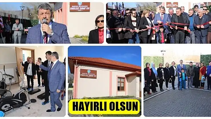 Engelsiz Sanat evi törenle hizmete girdi