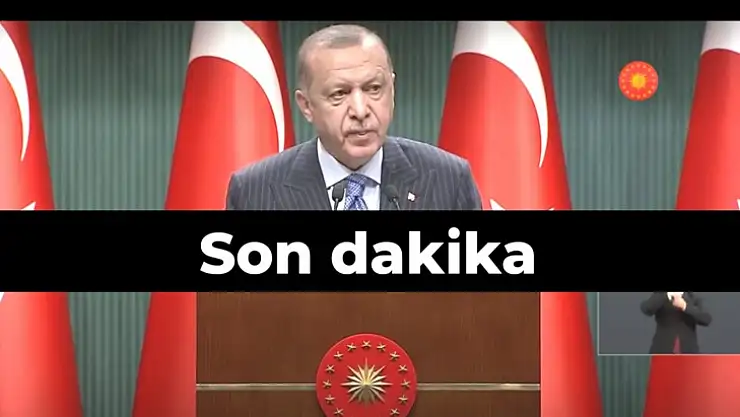 Erdoğan esnafa destek paketini açıkladı