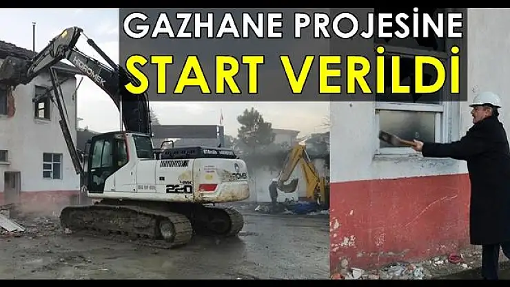 Eski binaların yıkımına başlandı