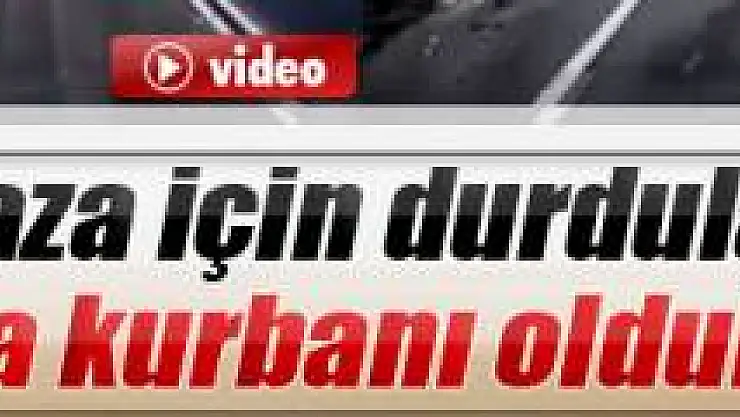 Feci kaza böyle görüntülendi