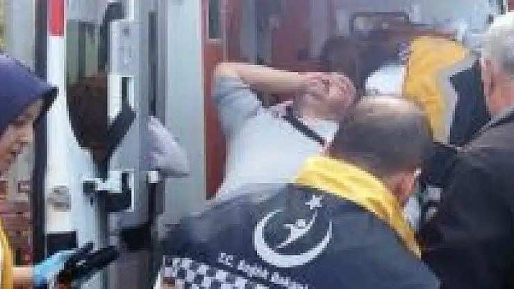 Fenalaşan vatandaş hastaneye kaldırıldı