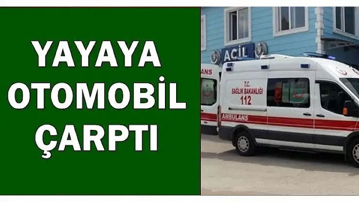 Genç kıza otomobil çarptı