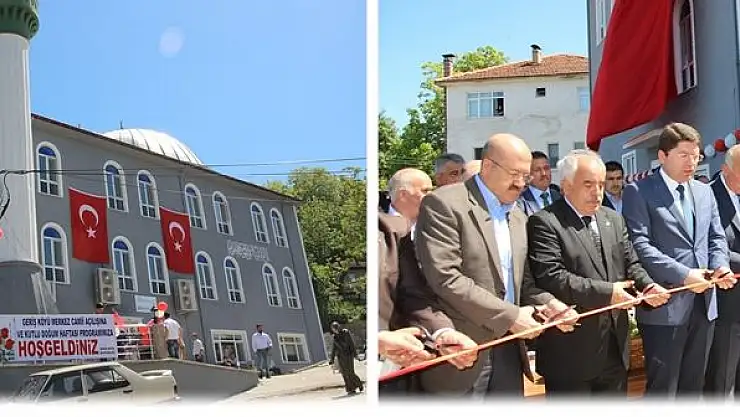 Geriş Camii kutlu doğum coşkusu ile açıldı