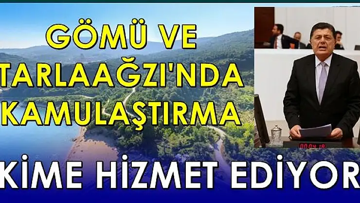 Gömü ve Tarlaağzı'ndaki köylülere yazık değil mi?