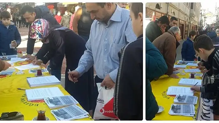 Güzelcehisar için imza kampanyası