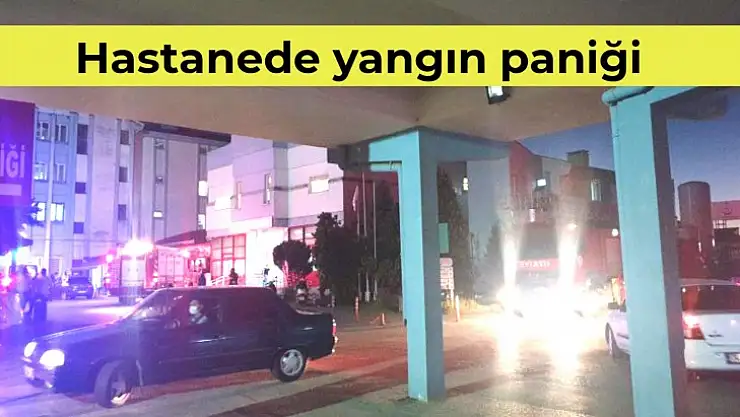 Hasta odasında yangın paniği