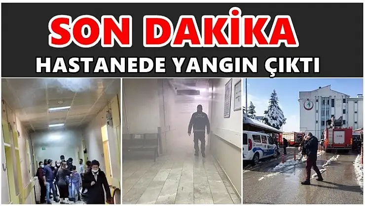 Hastanede yangın paniği!