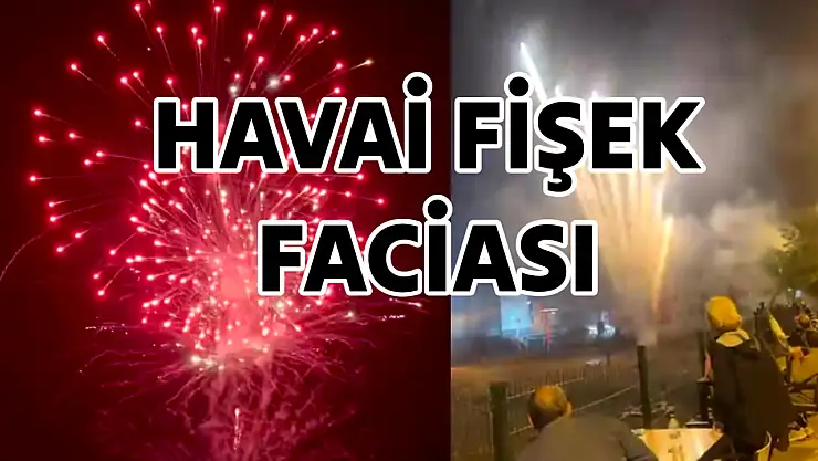Havai fişek faciası, 1 yaralı