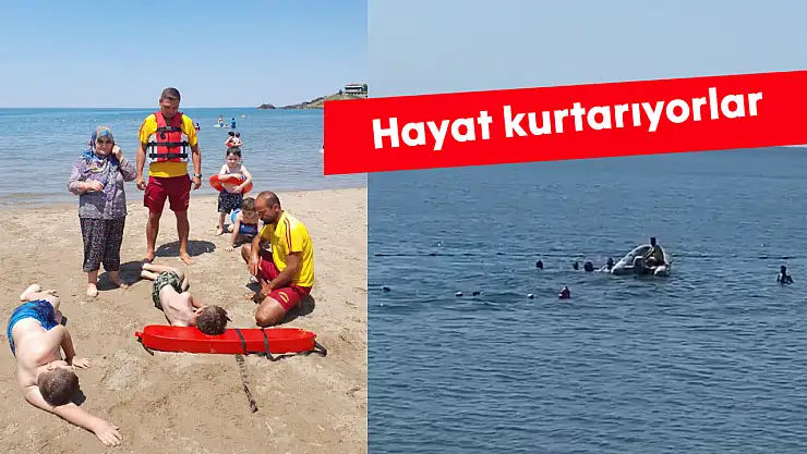 Hem uyarıyorlar, hem kurtarıyorlar