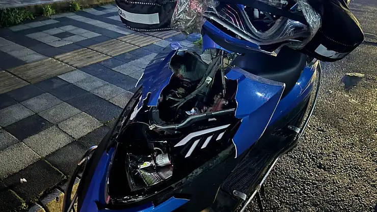 İki Motosiklet Çarpıştı