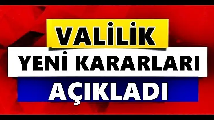 İl Hıfzıssıhha Meclisinden yeni korona tedbirleri