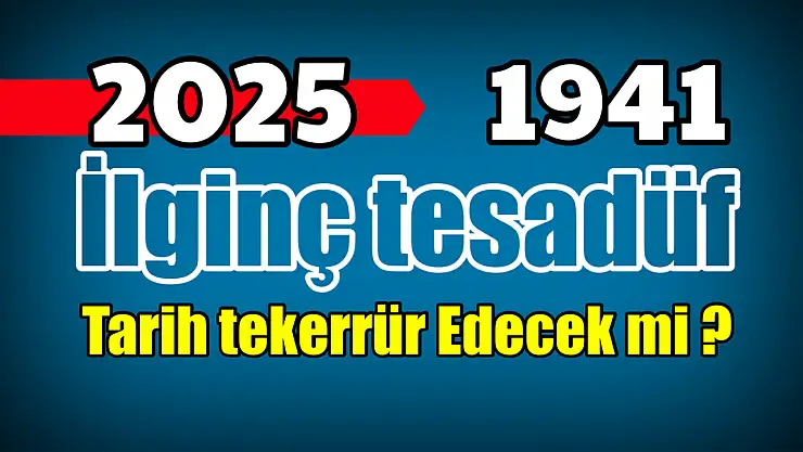 İlginç tesadüf, Tarih tekerrür etti