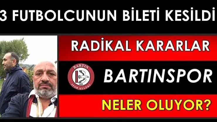 İlk fatura 3 futbolcuya kesildi