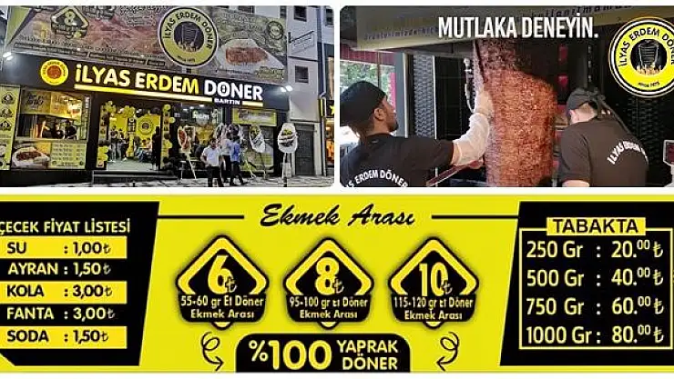 İlyas Erdem Döner Bartın şubesi açıldı
