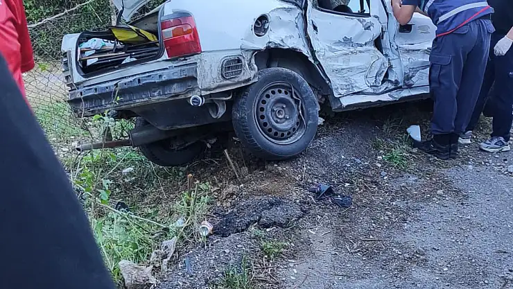 İnkumu rampasında kaza