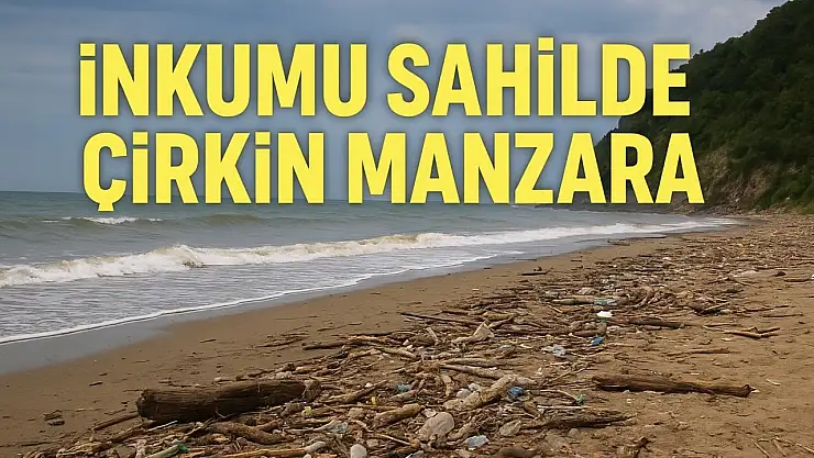 İnkumu sahilde çirkin manzara
