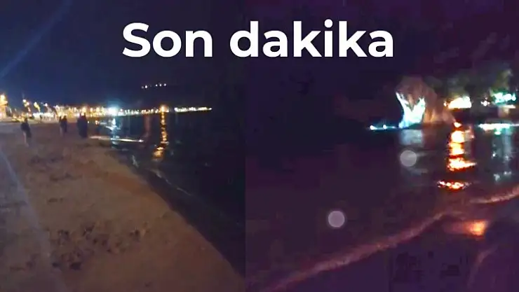 İnkumu sahilinde hareketli dakikalar