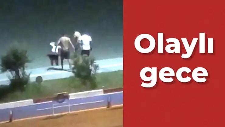İnkumu sahilinde olaylı gece