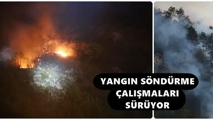 İnkumu tepesinde korkutan yangın
