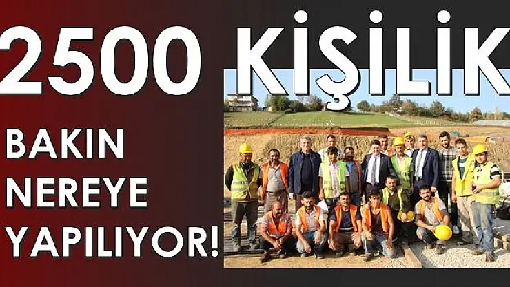 İnşaatına başlandı!