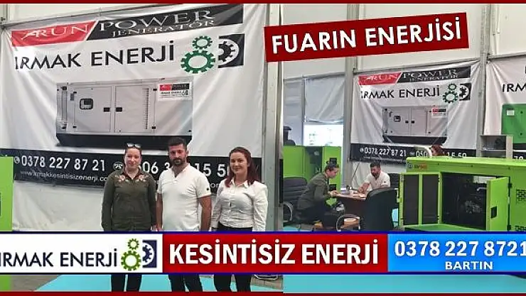 Irmak Enerji Fuarın Kesintisiz Güç Kaynağı