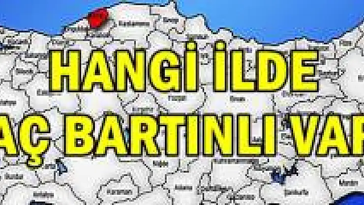 İşte Bartınlıların Yaşadığı Şehirler