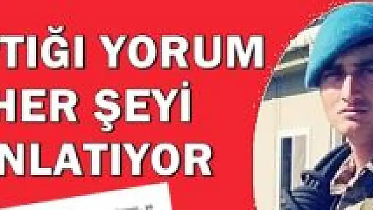 İşte Şehidimizin dikkat çektiği tehlike!