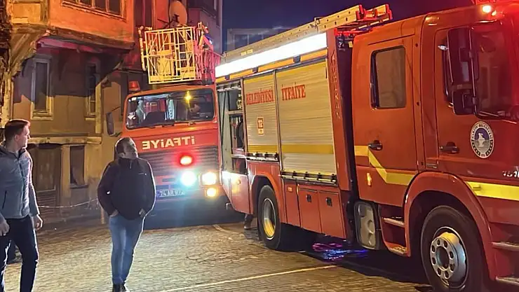 İşyerinde yangın çıktı