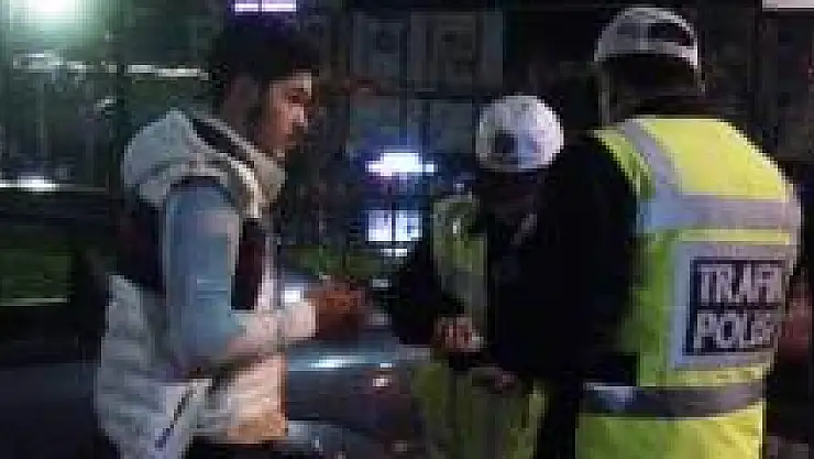 Jandarma ve Polis ekipleri alkol uygulaması yaptı