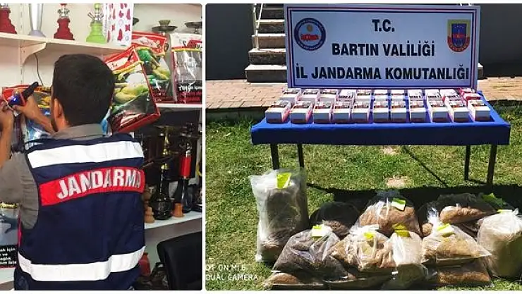 Jandarmadan kaçak tütün operasyonu 