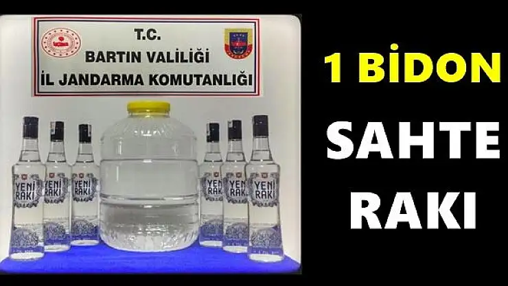 Jandarmadan sahte içkiye geçit yok