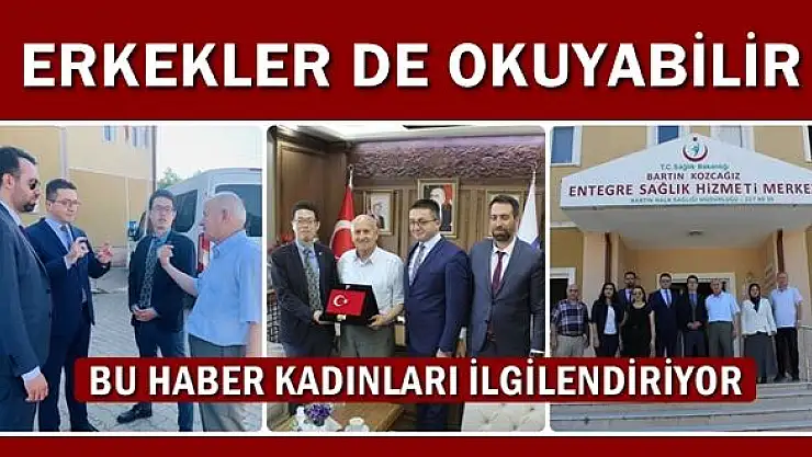 Japon temsilci o proje için Bartın'a geldi