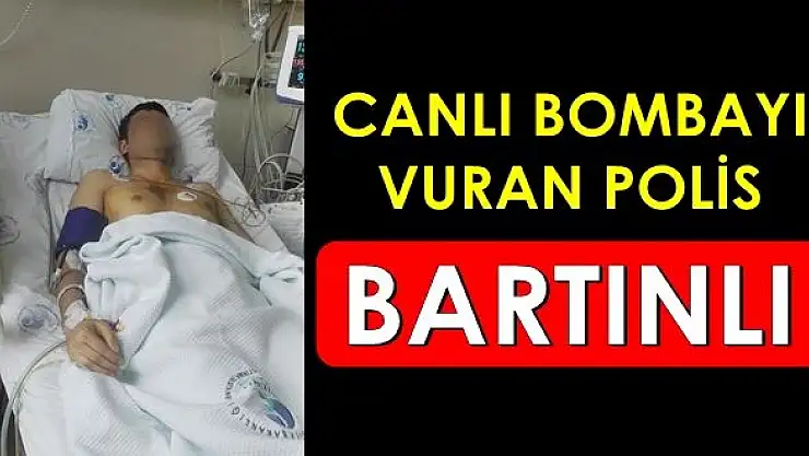 Kahraman polis, yaralandığını fark etmemiş!