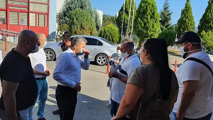 Kalaycı test yaptıran vatandaşları ziyaret etti
