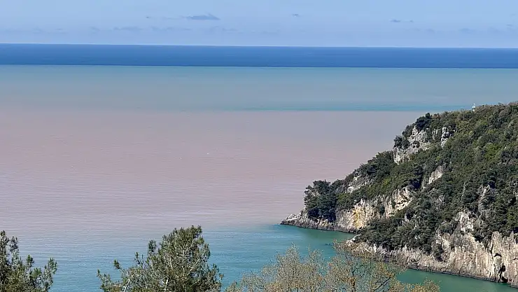 Karadeniz kahverengiye büründü