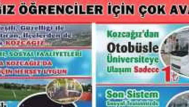  KARAMAN'DAN ÜNİVERSİTE ÖĞRENCİLERİNE ÇAĞRI