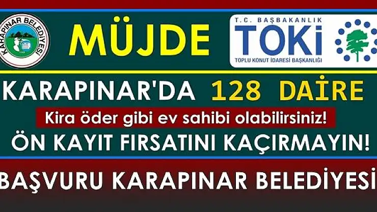 Karapınar'da TOKİ fırsatını kaçırmayın