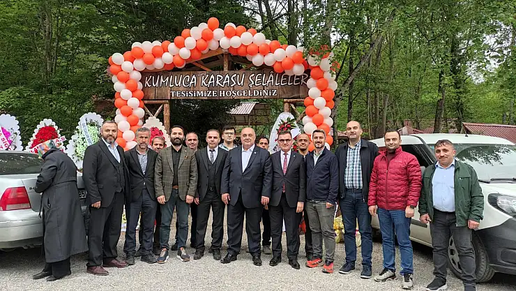 Karasu şelaleleri yenilenen yüzüyle açıldı