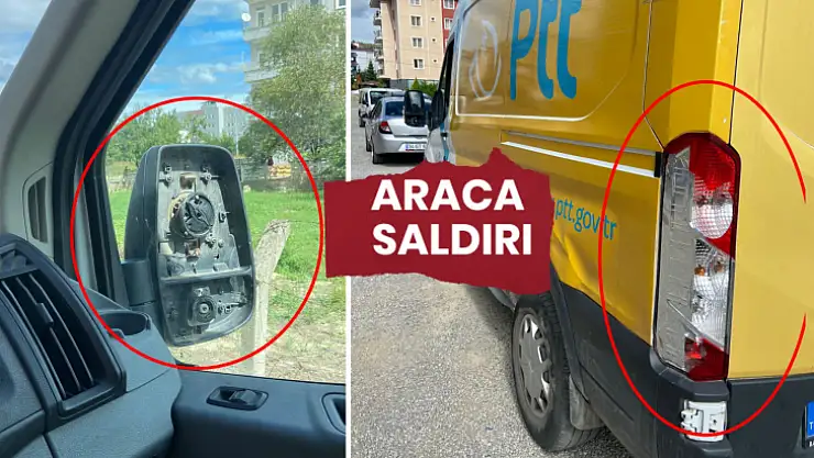 Kargo dağıtım aracına saldırı