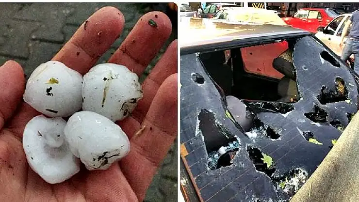 Kastamonu'da dolu felaketi yaşandı