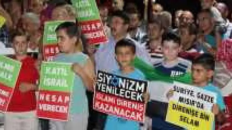KATİL İSRAİL'E KARŞI DİRENİŞE BARTIN'DAN SELAM