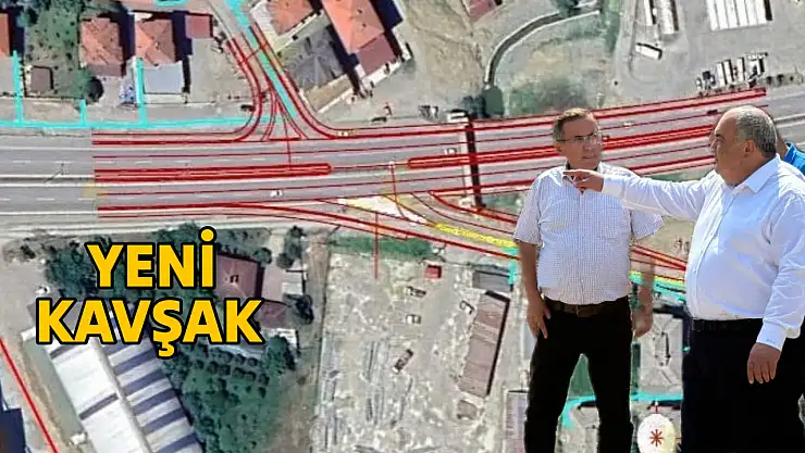 Kavşak düzenlemesi yapılıyor