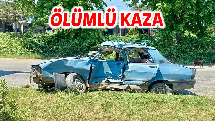Kavşakta çarpıştılar, 1 ölü 1 yaralı